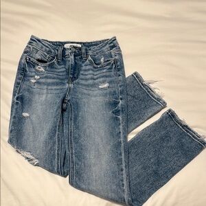 Flying Monkey Distressed Blue Jeans